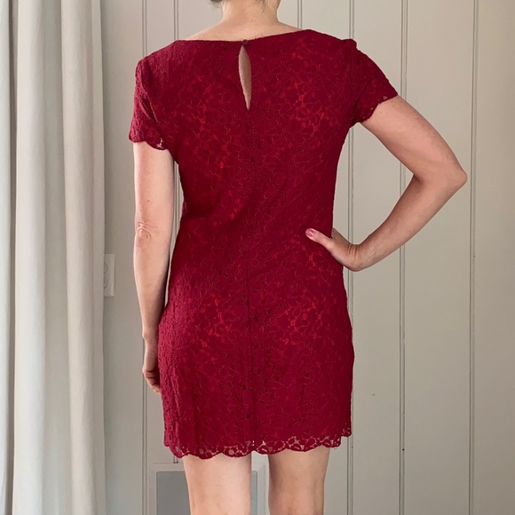 Talula small red floral lave style dress - Picture 2 of 6